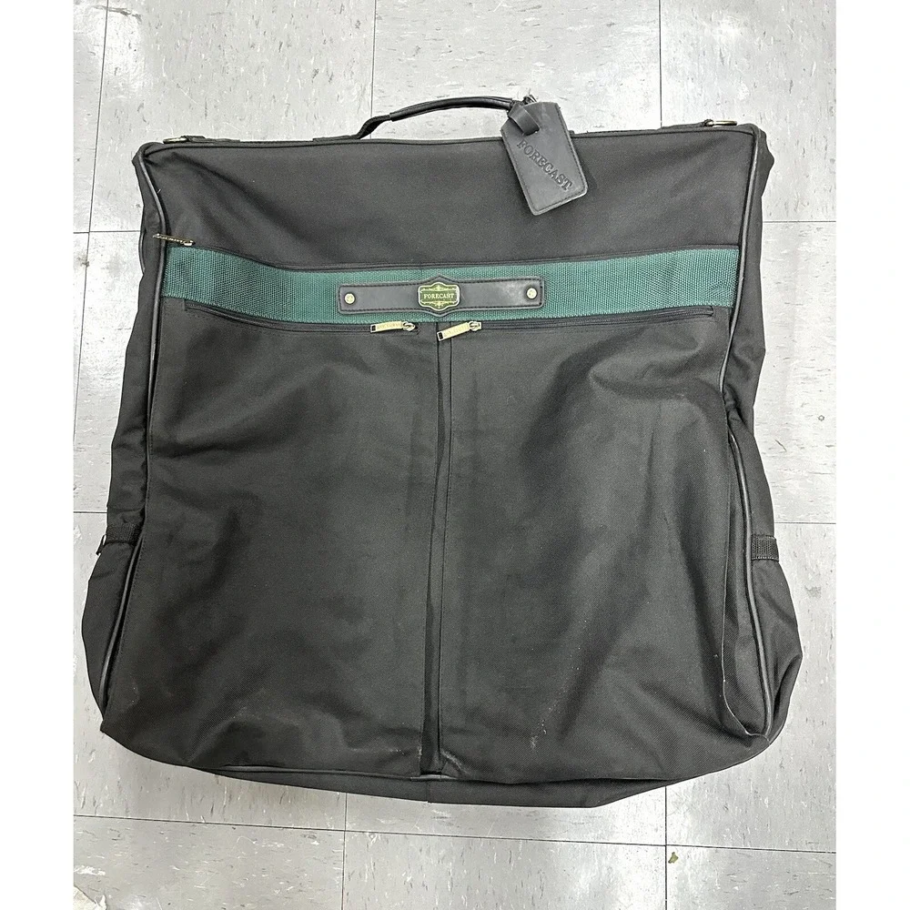 FORECAST Deluxe Garment Bag, Black Canvas (GOOD CONDITION)